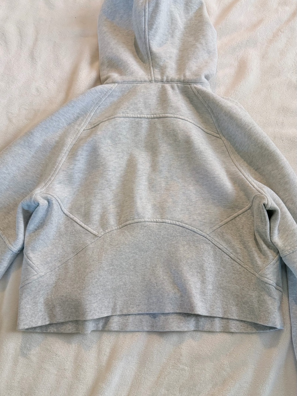 lululemon athletica Light Gray Scuba Half-Zip Hoodie - Picture 3 of 5